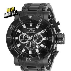 Invicta Black Chronograph Watch
